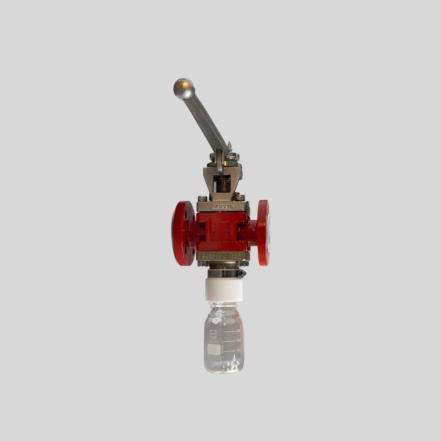 PFA Lined Sample Valve NPS 3 NPS 3 - Stroke limiter enables finely dosed sampling with amplified closing force when needed. - High quality industrial valve by GFT9
