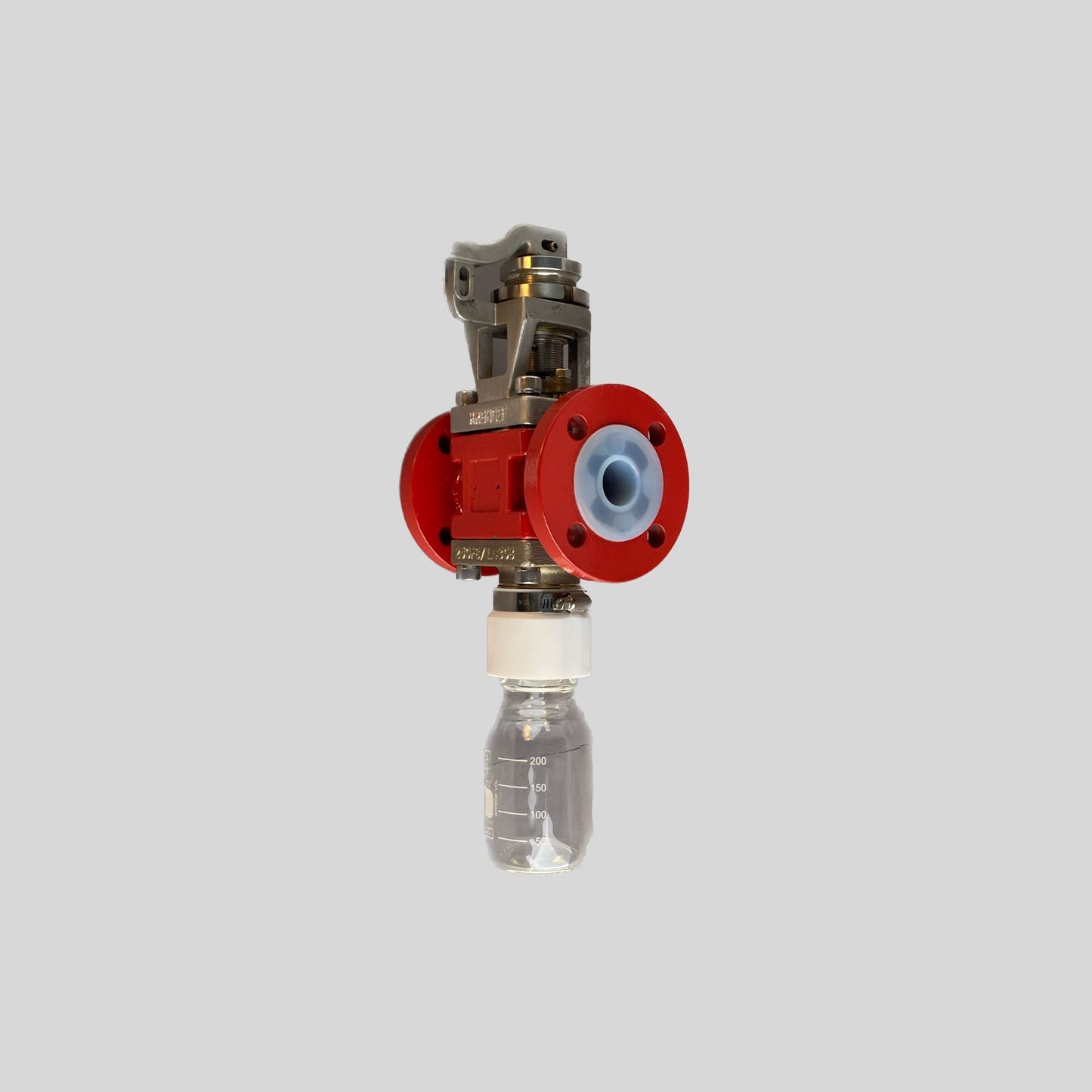 PFA Lined Sample Valve DN 25 DN 25 - Valve meets DIN 12266-1 Rate A for uncompromised gas-tight performance under pressure. - High quality industrial valve by GFT9