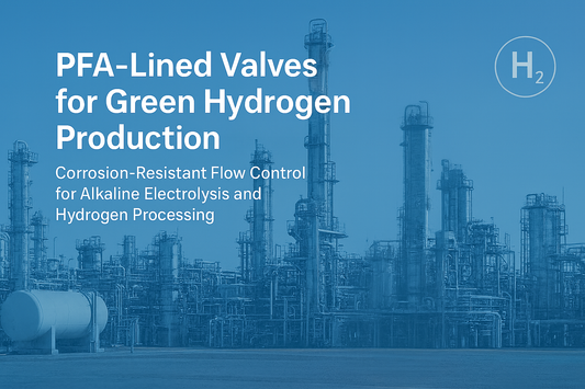 29 PFA-Lined Control Valves for Green Hydrogen Production | GFT9