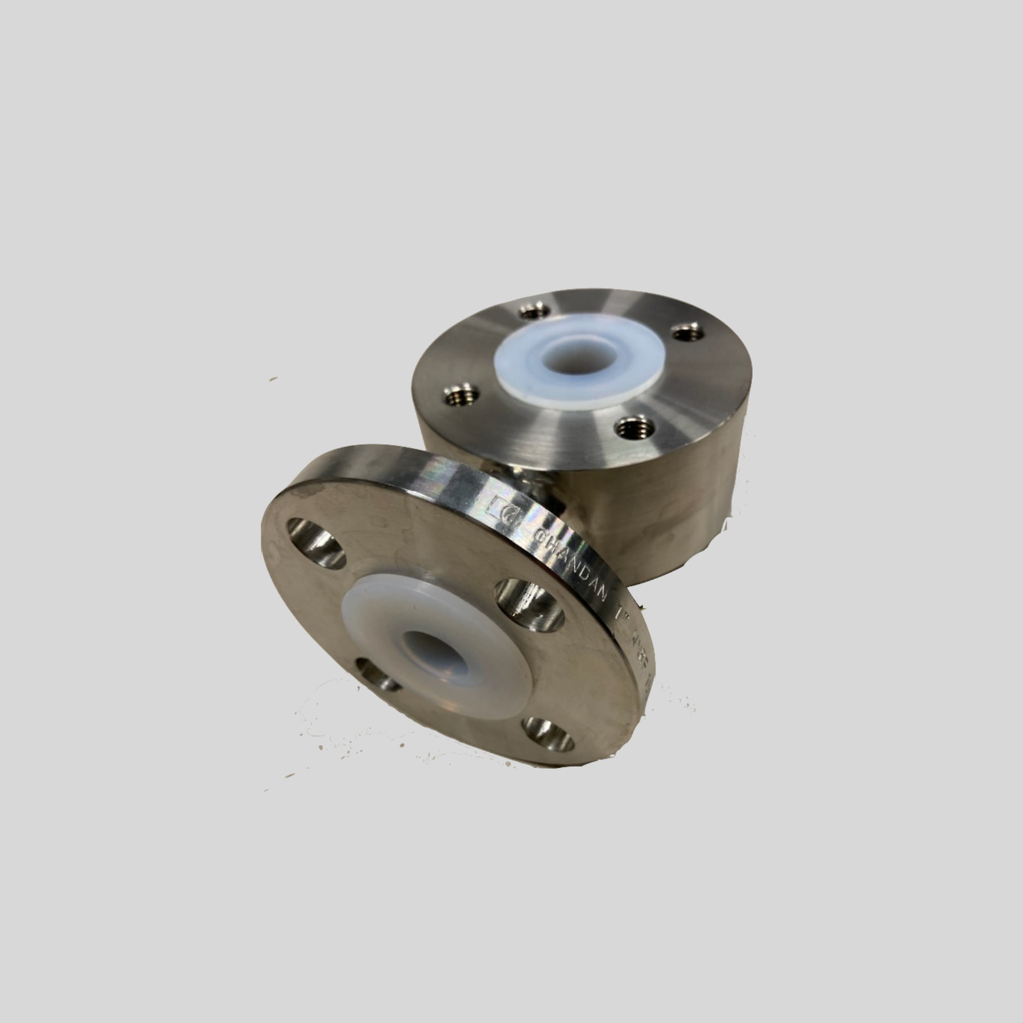 PFA Lined Custom Made Parts for corrosive applications. Stainless Steal for high purity and high pressure applications.
