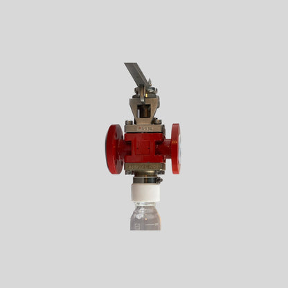PFA Lined Sample Valve DN 80 DN 80 - Stroke limiter enables finely dosed sampling with amplified closing force when needed. - High quality industrial valve by GFT9