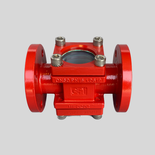 PFA Lined Sight Glass DN 25 DN 25 - Main view - High quality industrial valve by GFT9