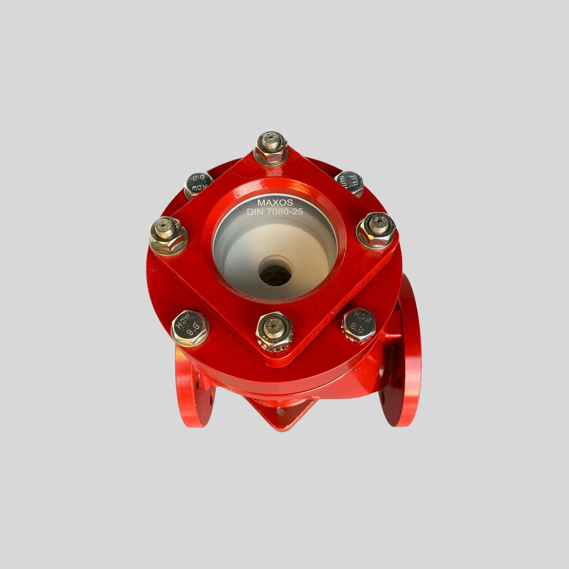 PFA Lined Strainer DN 50 DN 50 - Sight-glass add-on reveals dirt accumulation, indicating when to service the basket. - High quality industrial valve by GFT9